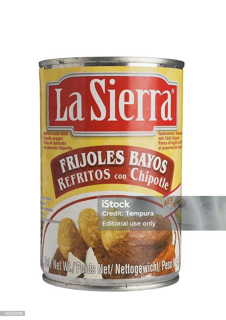 La Sierra de frijoles bayos se mexicana beans en salsa picante. - Foto de stock de Chipotle libre de derechos