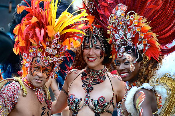 Dancers, Merchant City Festival, Glasgow stock photo