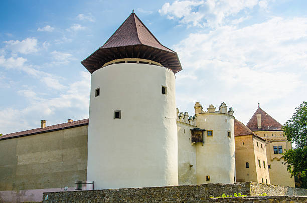 Kezmarok, Slovakia - August 26, 2012:  The castle- museum. The castle /Thakoly chAteau/ belongs to the so-called town castles. It was built directly on the territory of town to protect the town from enemies. The town got the castle from its last owner Ferdinand Rueber in the year 1702.