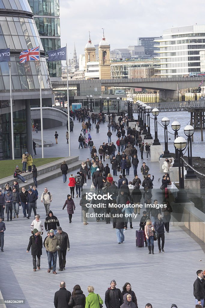 South Bank di Londra, Inghilterra - Foto stock royalty-free di Camminare