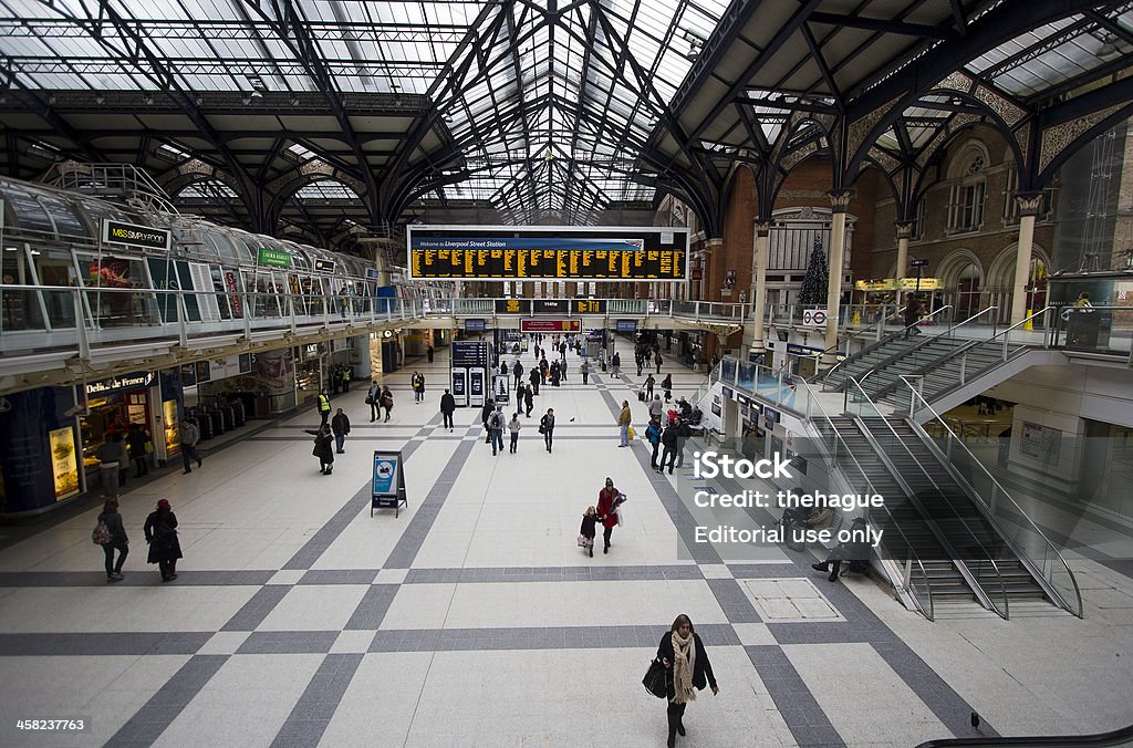 La gare de Liverpool Street à Londres - Photo de Liverpool - Angleterre libre de droits