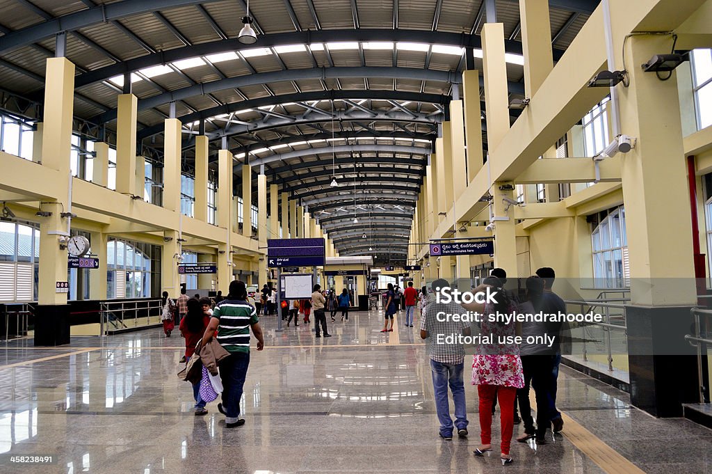 metro Estação de comboios - Royalty-free Bangalore Foto de stock