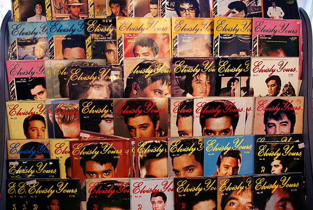 Original Elvisly seu colecionadores magazine - foto de acervo