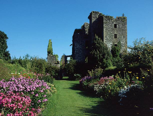 castle kennedy, stranraer wigtownshire schottland - wigtownshire stock-fotos und bilder