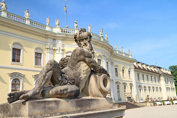 Ludwigsburg Palace Ludwigsburg, Germany - June 2, 2011: Statue of Dionysus in front of Ludwigsburg Palace on a sunny summer day ludwigsburg photos stock pictures, royalty-free photos & images