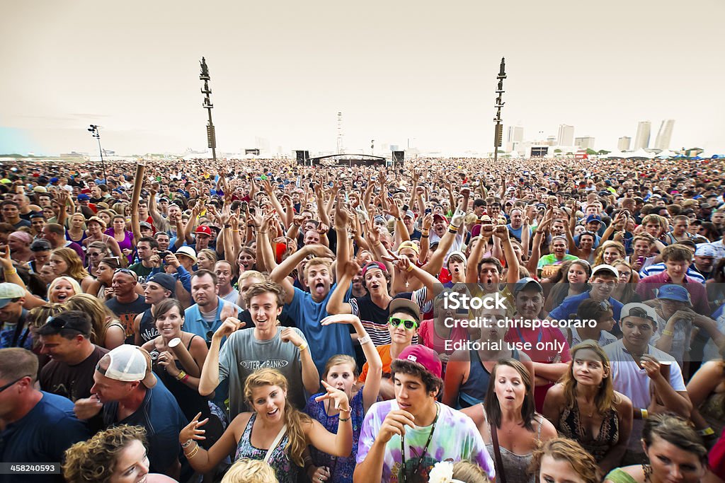 コンサート群衆の喜び - 群集のロイヤリティフリーストックフォト
