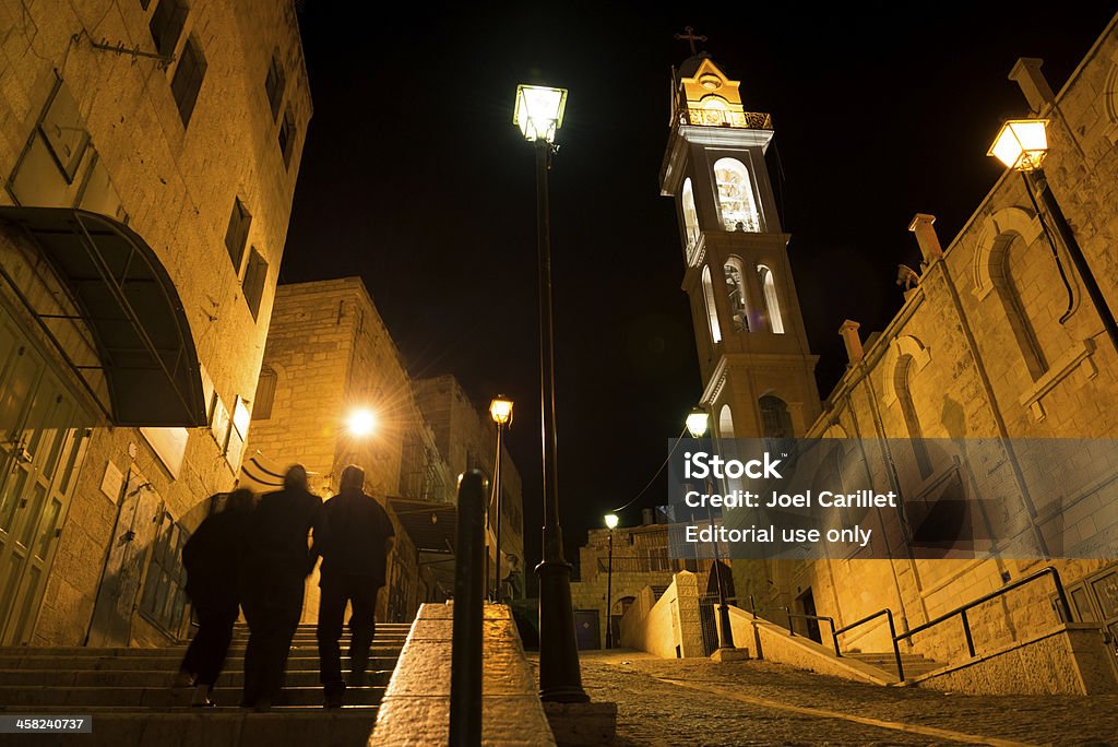 Palestinians ベスレヘムの夜 - 3人のロイヤリティフリーストックフォト