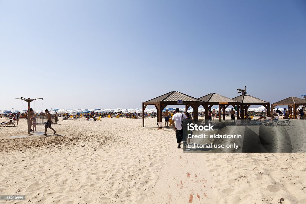 Verão na praia de Tel-Aviv - Royalty-free Ao Ar Livre Foto de stock
