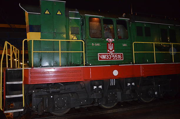 El coche tren de pasajeros - foto de stock