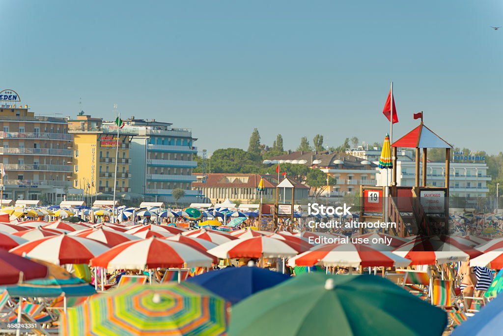 Spiaggia completo in Caorle - Foto stock royalty-free di Albergo