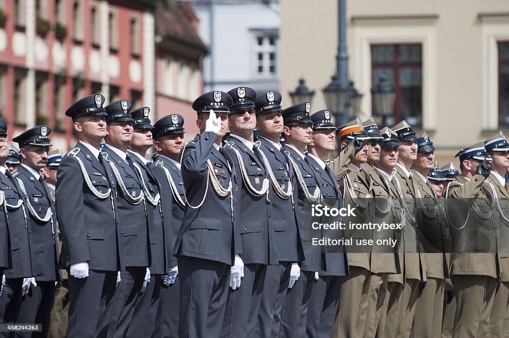 Flota Soldier salute - Zbiór zdjęć royalty-free (Armia)