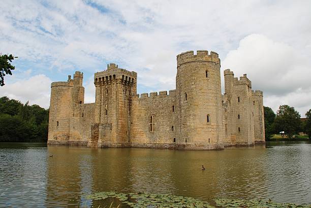 Bodiam Castle, England stock photo