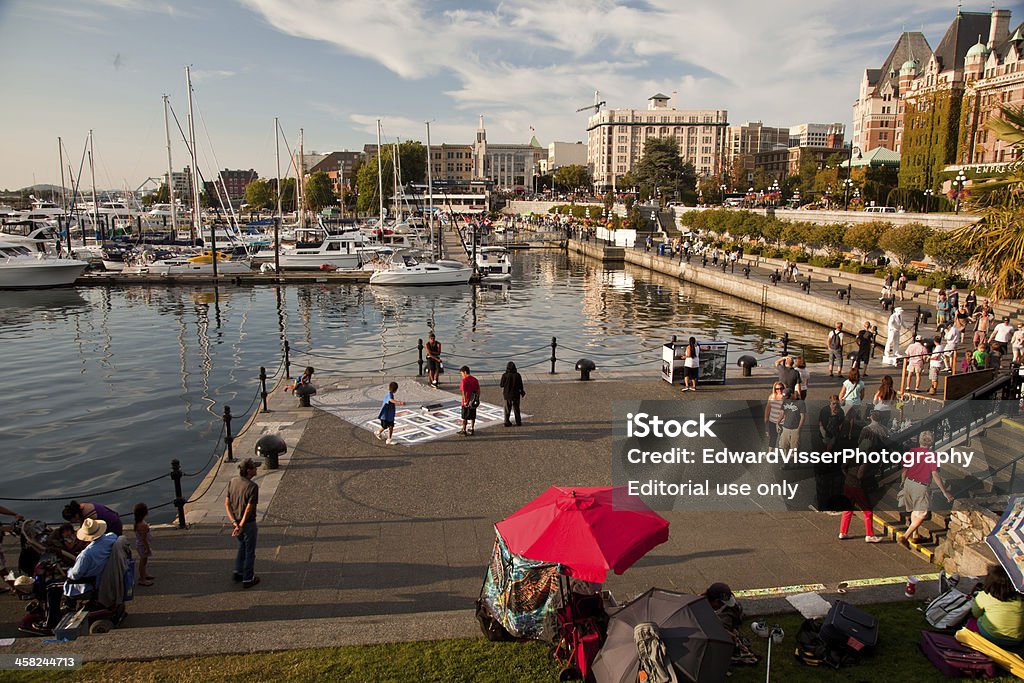 Il porto interno di Victoria, Canada - Foto stock royalty-free di Acqua