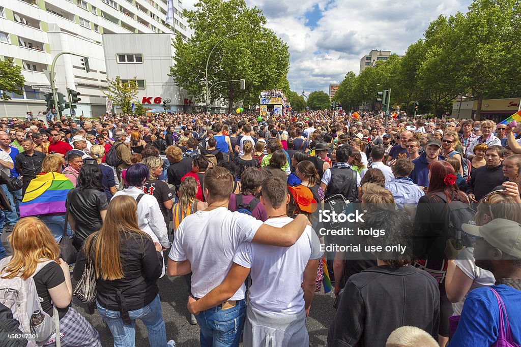 Cristopher Street St desfile del día en el centro de Berlín - Foto de stock de Aire libre libre de derechos