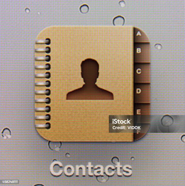Kontakte Stockfoto und mehr Bilder von Adressbuch - Adressbuch, Apple Computer, Ausrüstung und Geräte