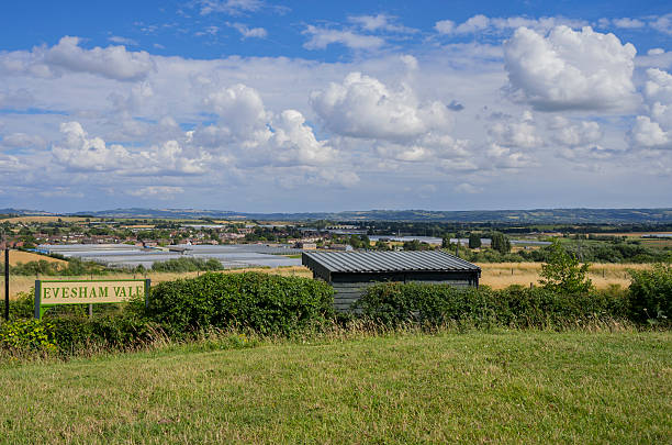 ferrocarril - vale of evesham town worcestershire midlands fotografías e imágenes de stock