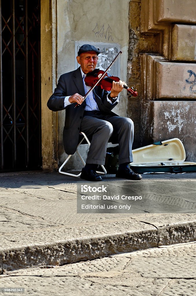 Homem a jogar no Violino - Royalty-free Brincar Foto de stock