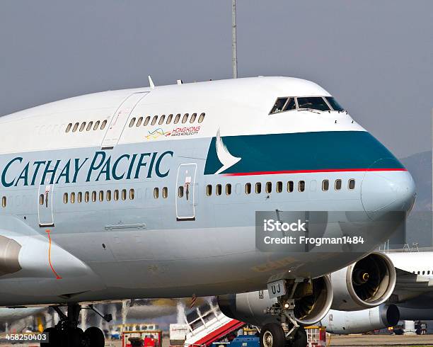 Cathay 747400 0명에 대한 스톡 사진 및 기타 이미지 - 0명, Cathay Pacific, 공항