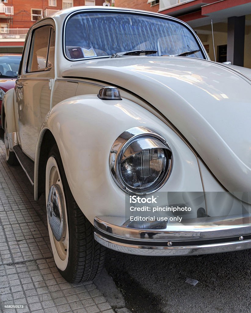 클래식 Volkswagen Beetle - 로열티 프리 1970-1979 년 스톡 사진