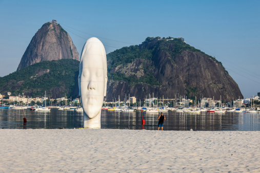 Rio de Janeiro, Brazil - October 30, 2012:art sculptur \