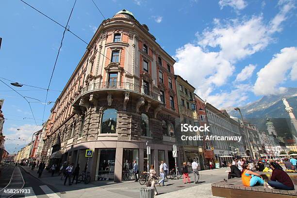 Maria Theresien Strasse City Centre Innsbruck Austria Stock Photo - Download Image Now