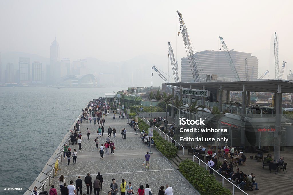Inquinamento dell'aria a Hong Kong - Foto stock royalty-free di Ambientazione esterna