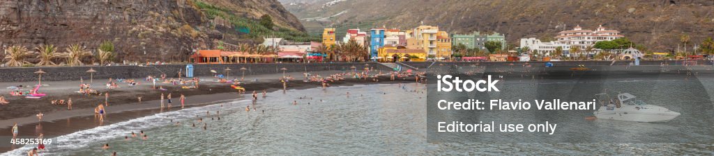 Tazacorte Beach, La Palma - Lizenzfrei La Palma - Kanarische Inseln Stock-Foto