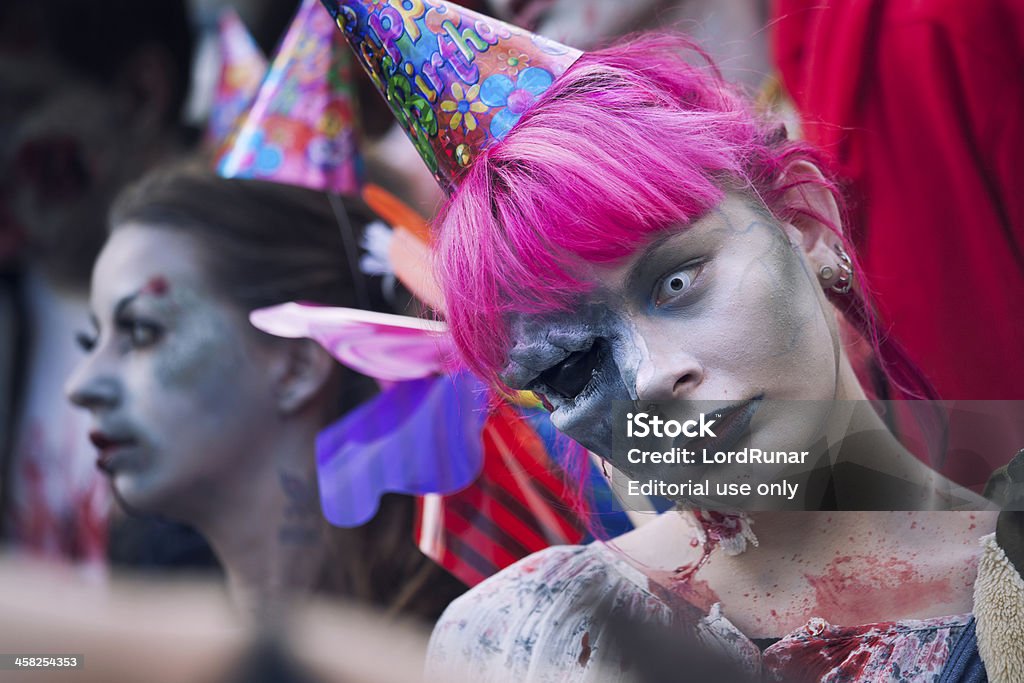 좀비 워크 인 스톡홀름 2013 - 로열티 프리 Zombie Walk 스톡 사진