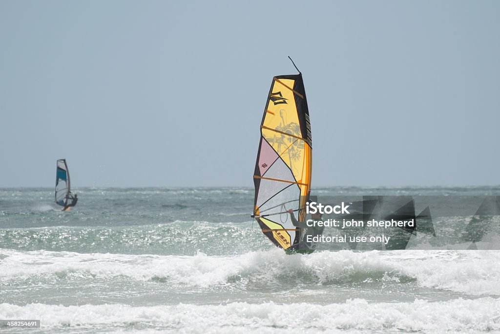 Windsurfers em monta bay, Cornualha - Royalty-free Ao Ar Livre Foto de stock