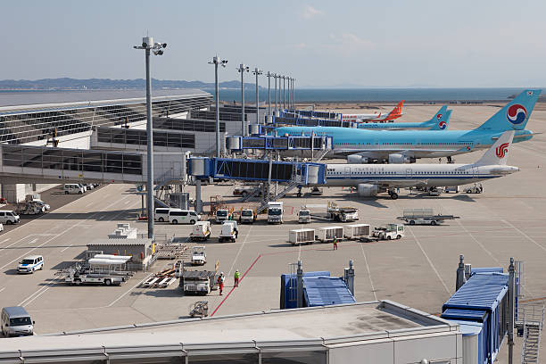 aeroporto internacional de chubu centrair - chubu centrair international airport - fotografias e filmes do acervo