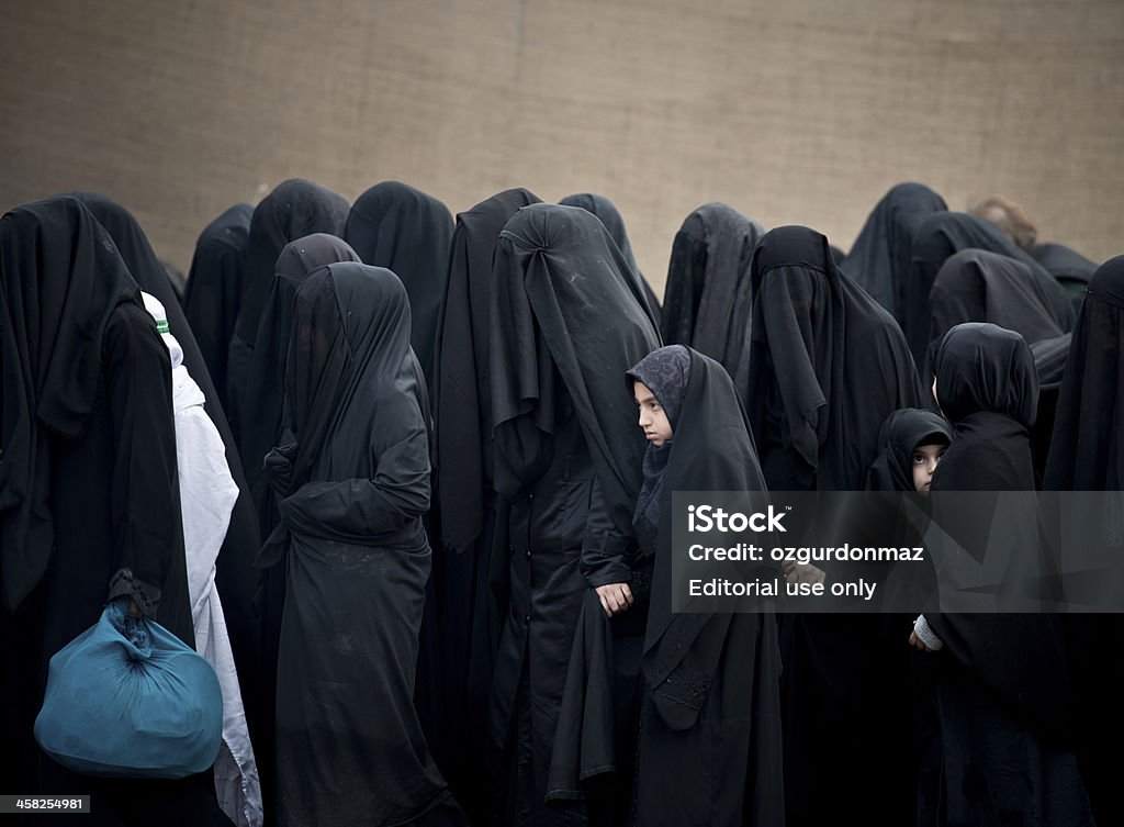 Shiite muçulmanos Participe de um desfile religioso - Foto de stock de Adolescente royalty-free