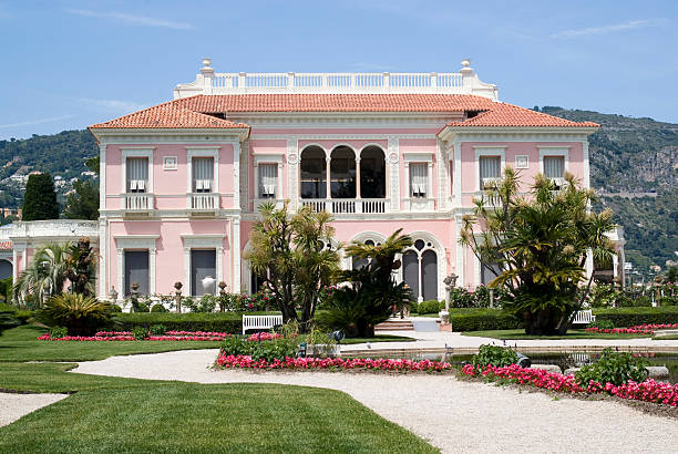 villa ephrussi de rothschild, france - rothschild photos et images de collection