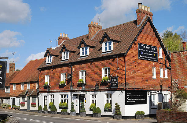 The Star Inn. Chiddingfold. Surrey. England Guildford, England -October 16, 2012: The Star Inn, Hotel and restaurant in the village of Chiddingfold surrey hotel southeast england england stock pictures, royalty-free photos & images