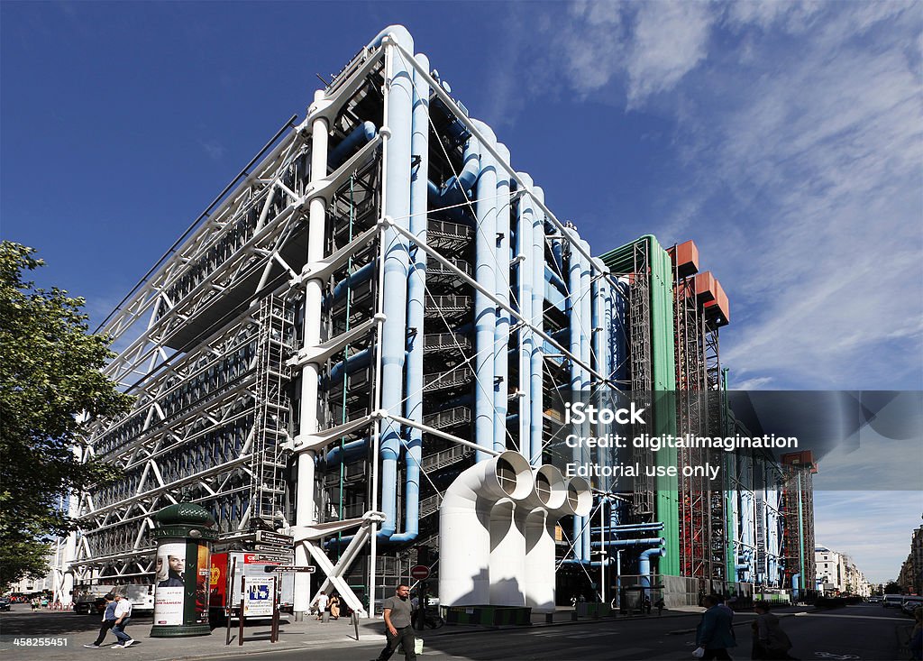 Centre Pompidou - Foto de stock de Centro Georges Pompidou royalty-free