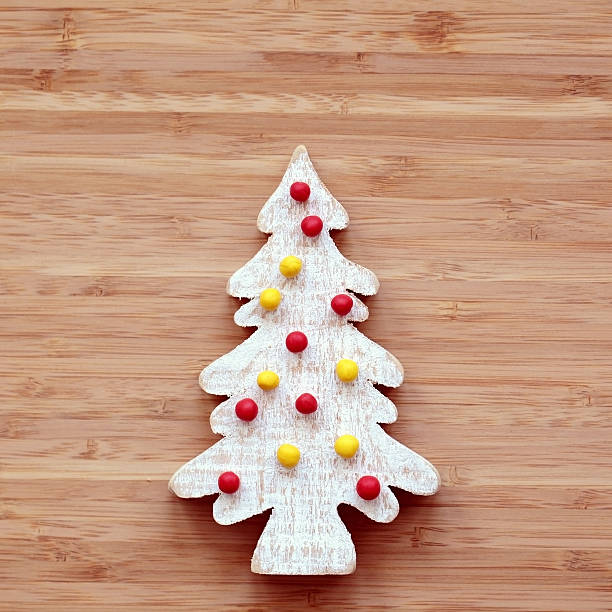Christmas fir tree stock photo