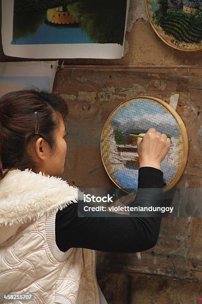Foto de Artista De Rua Em Yongding County China e mais fotos de stock de Action Painting - Action Painting, Adulto, Arte