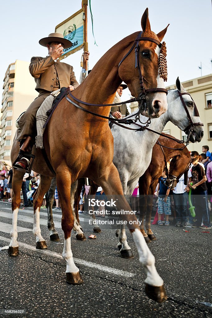 Homens no desfile de primavera de andaluz Horseback - Royalty-free Adulto Foto de stock