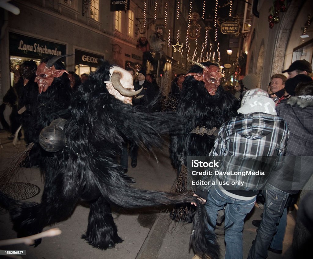 Krampus em Salzburgo - Foto de stock de Krampus royalty-free