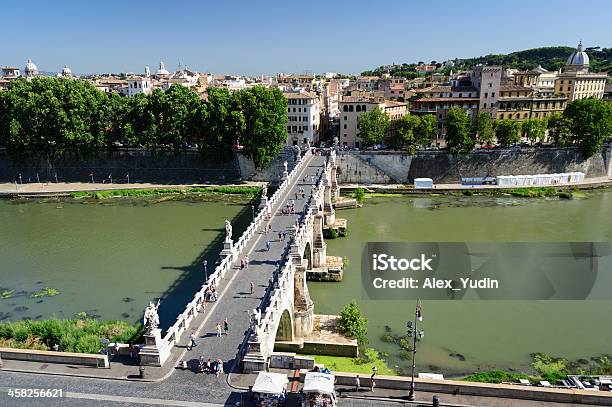 Ponte Sant Angelo - zdjęcia stockowe i więcej obrazów Anioł - Anioł, Architektura, Bez ludzi