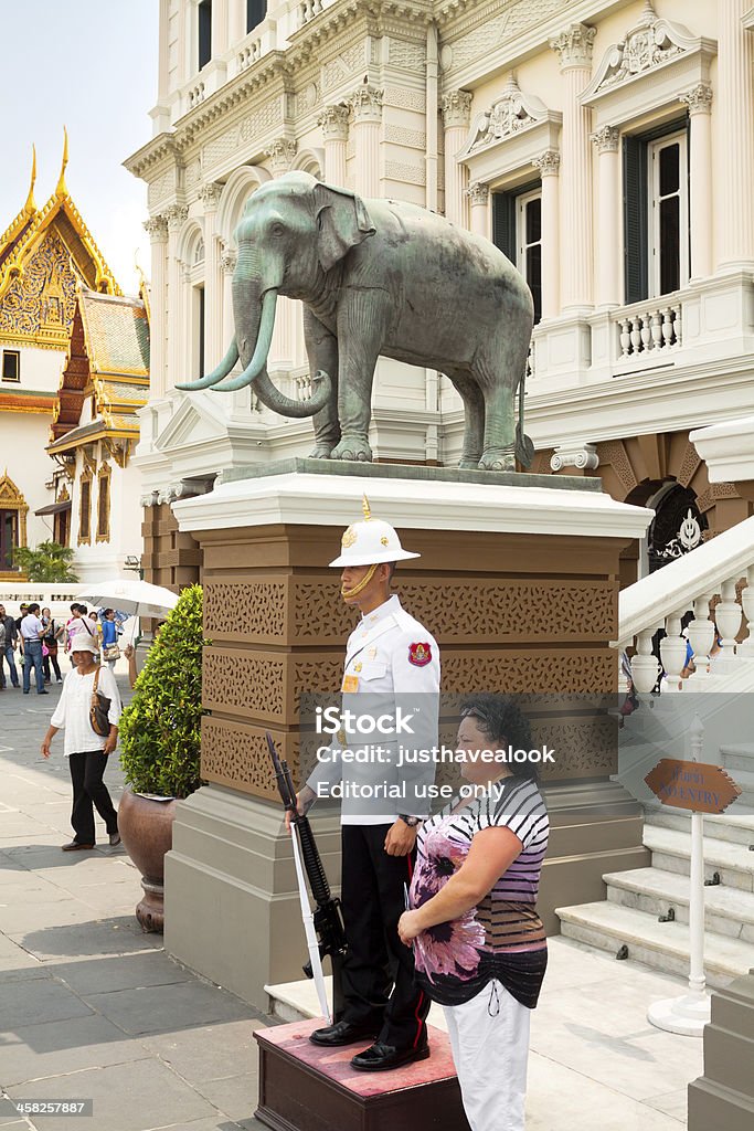 Foto mit guard - Lizenzfrei Bangkok Stock-Foto