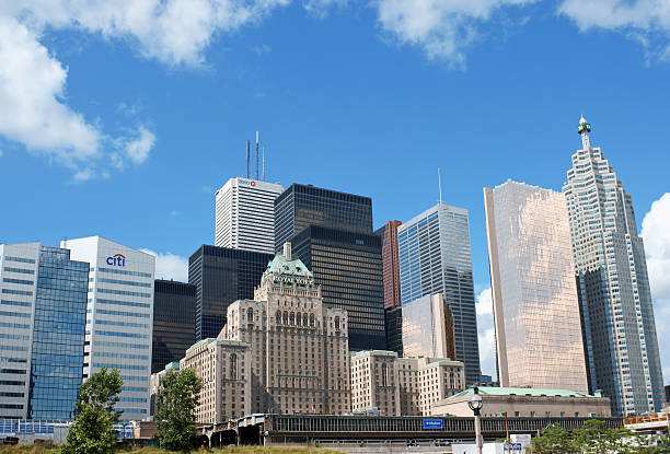 Toronto downtown stock photo