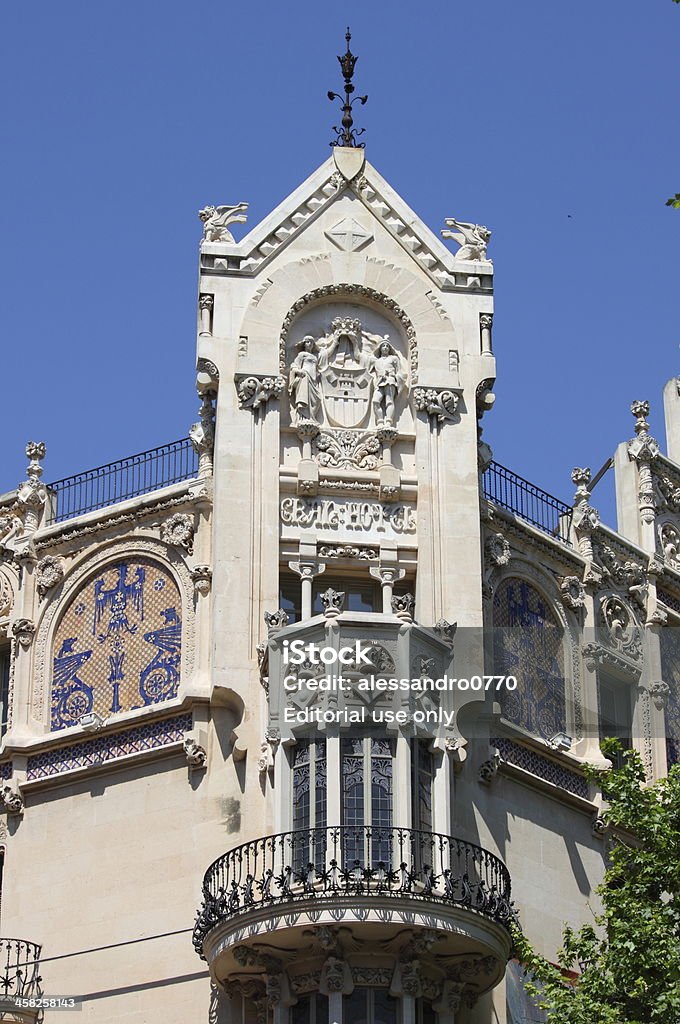 Fachada de Gran Hotel en Palma de Mallorca - Foto de stock de Alfarería libre de derechos