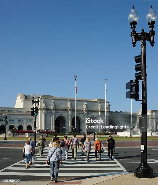 Heading For Union Station Washington Stock Photo - Download Image Now - Union Station - Washington DC, Arch - Architectural Feature, Architectural Column