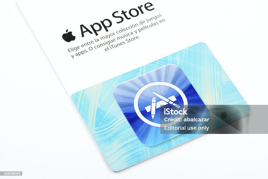 Apple Store cartão - Foto de stock de América Latina royalty-free