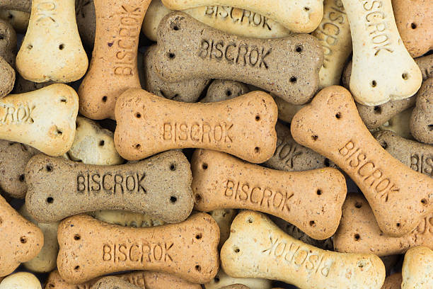 Pedigree Biscrok Dog Biscuits stock photo