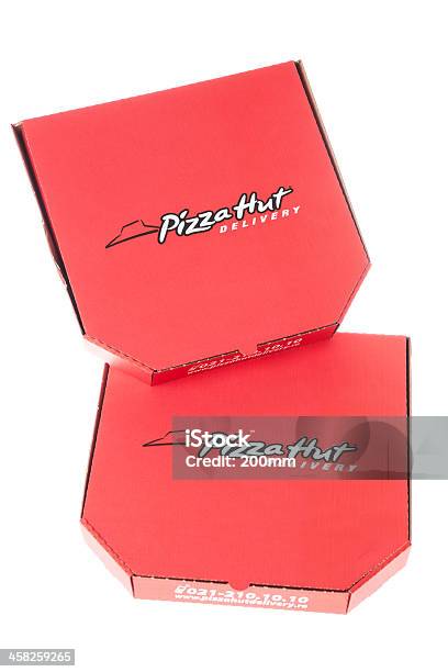 Pizza Hutlieferservice Box Stockfoto und mehr Bilder von Pizza Hut - Pizza Hut, Editorial, Einkaufen