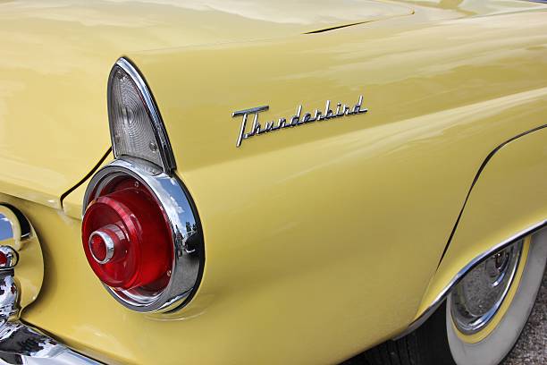 Vintage Ford Thunderbird stock photo