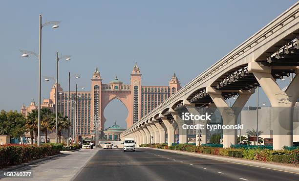 Palm Atlantis Hotel En Dubai Foto de stock y más banco de imágenes de Aire libre - Aire libre, Arabia, Asia Occidental