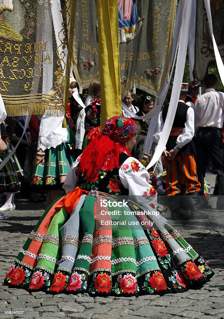 Procesión de Corpus Christi en Polonia - Foto de stock de Actuación - Representación libre de derechos