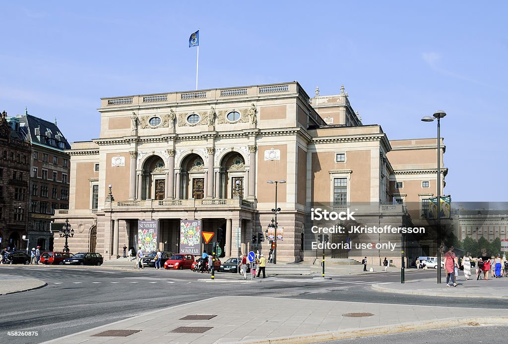 Королевский оперный театр — Стокгольм, Швеция - Стоковые фото Королевская опера в Стокгольме роялти-фри